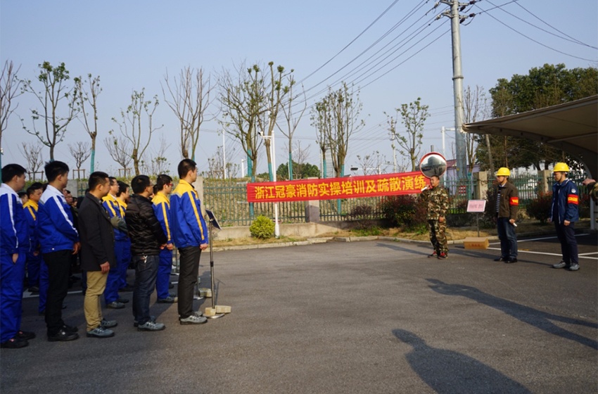 Fire fighting practice